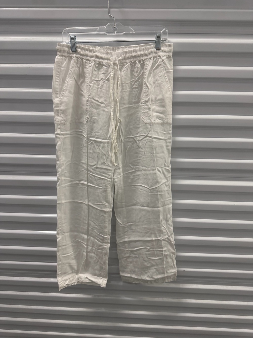 Pure Navy Women’s Cream Drawstring Lounge Joggers Size Small